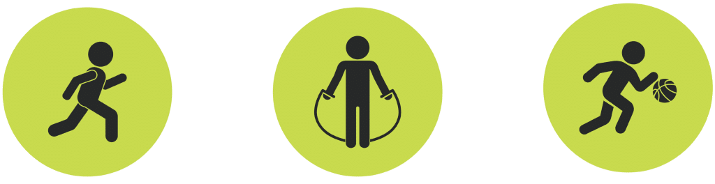 Bone-strengthening activity for kids and teens icon