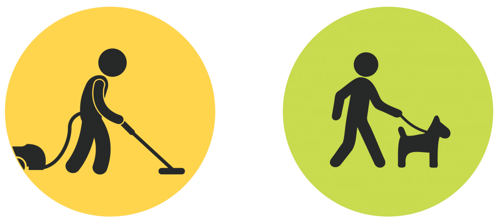 reward children for completing active chores icon