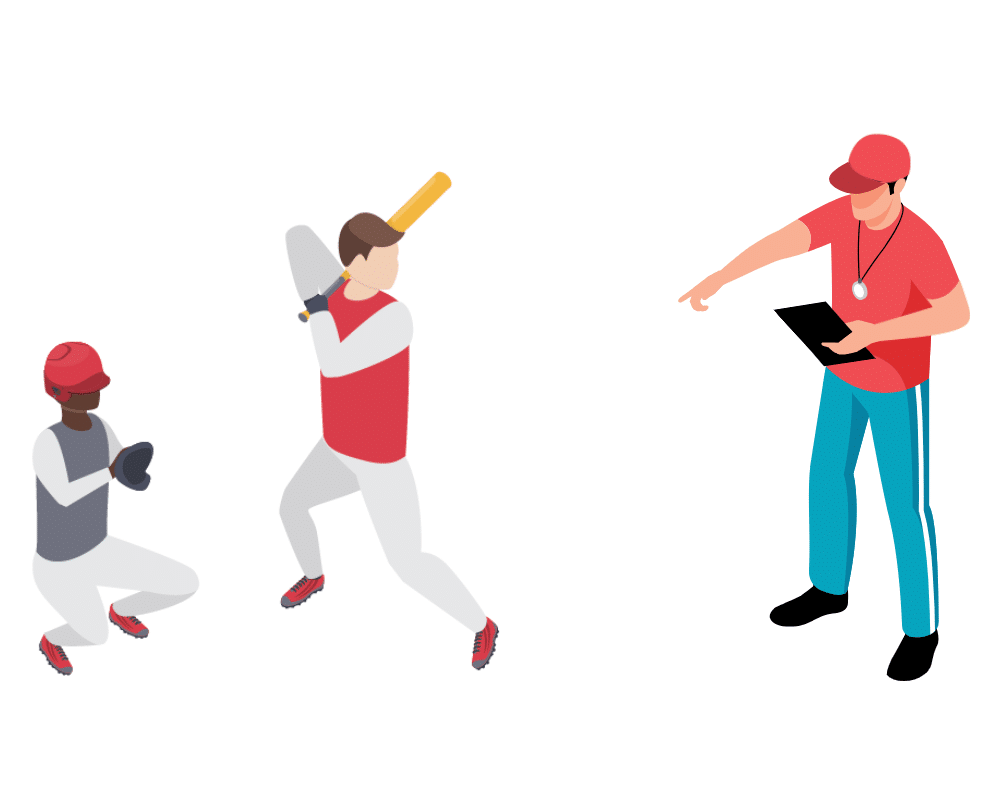 kids playing baseball
