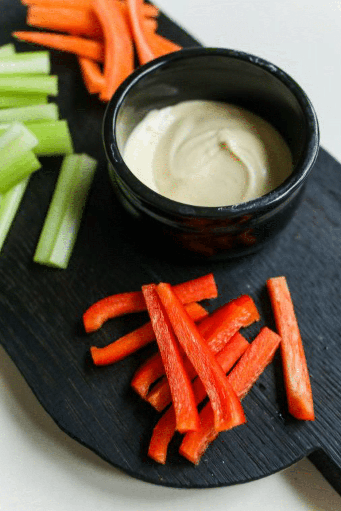 Hummus and carrots