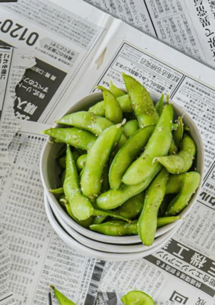 Steamed edamame