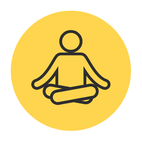 reduced stress yoga icon